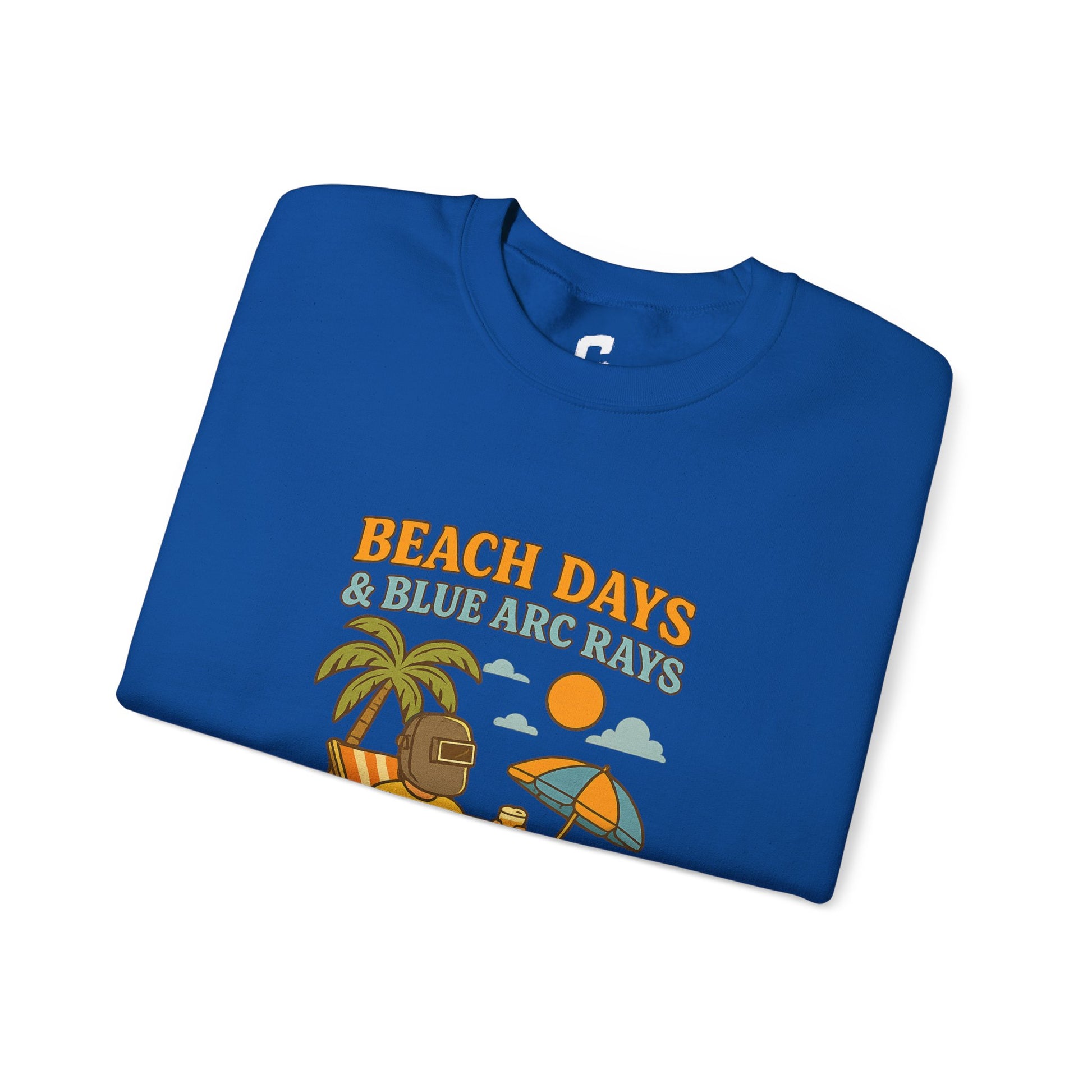 Beach Days Crewneck Sweatshirt, Unisex Sweatshirt, Summer Vibes, Vacation Apparel, Outdoor Fun, Casual Gift
