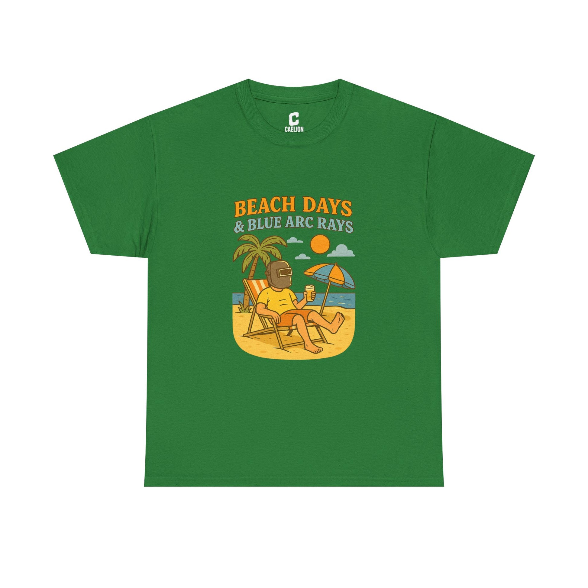 Beach Days Unisex Heavy Cotton Tee | Summer Vibes T-Shirt, Vacation Clothing, Beachwear, Gift for Beach Lovers, Relaxing Tee