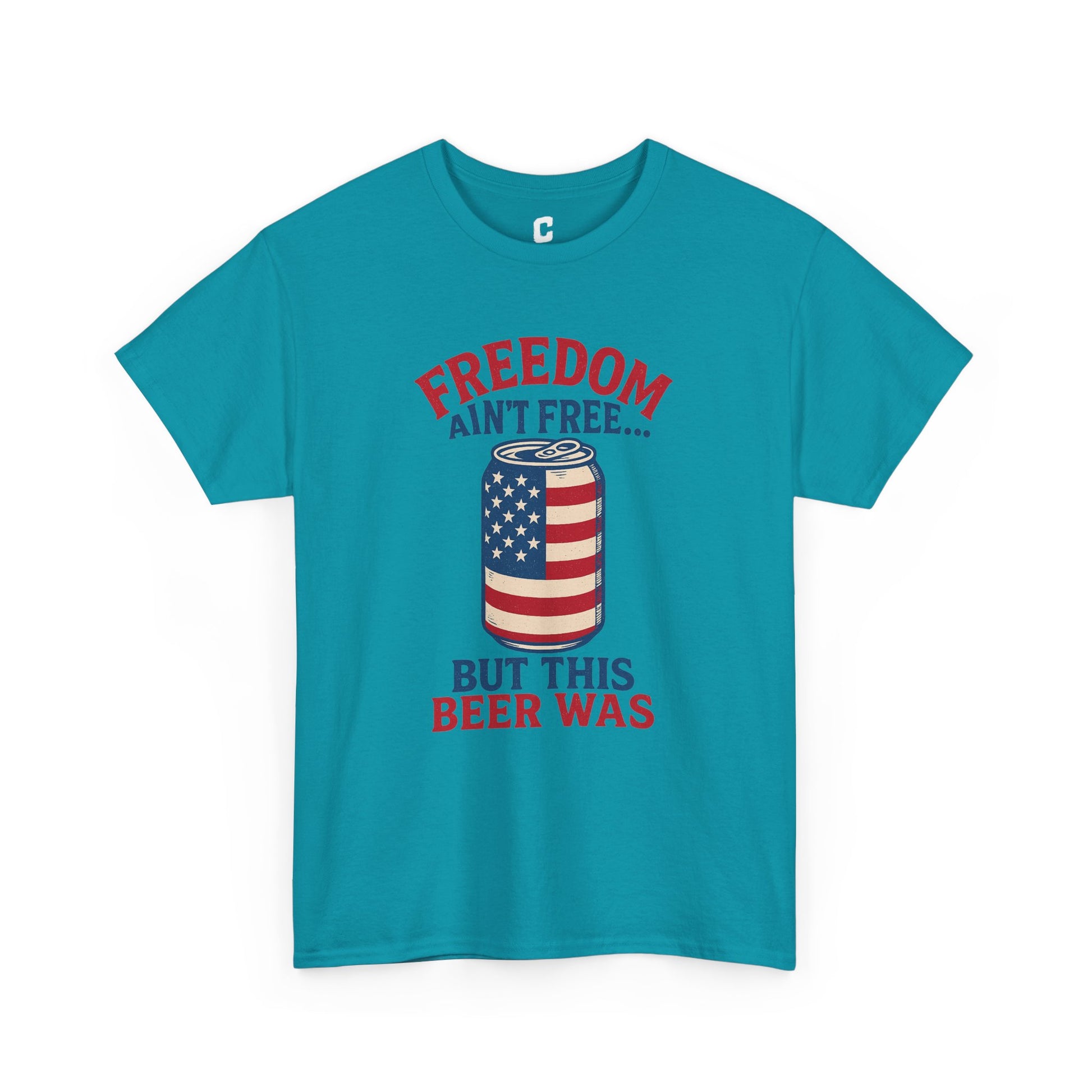 Freedom Aint Free But This Beer Was Funny Fourth of July Patriotic Party Design for Cookouts and Chill Vibes