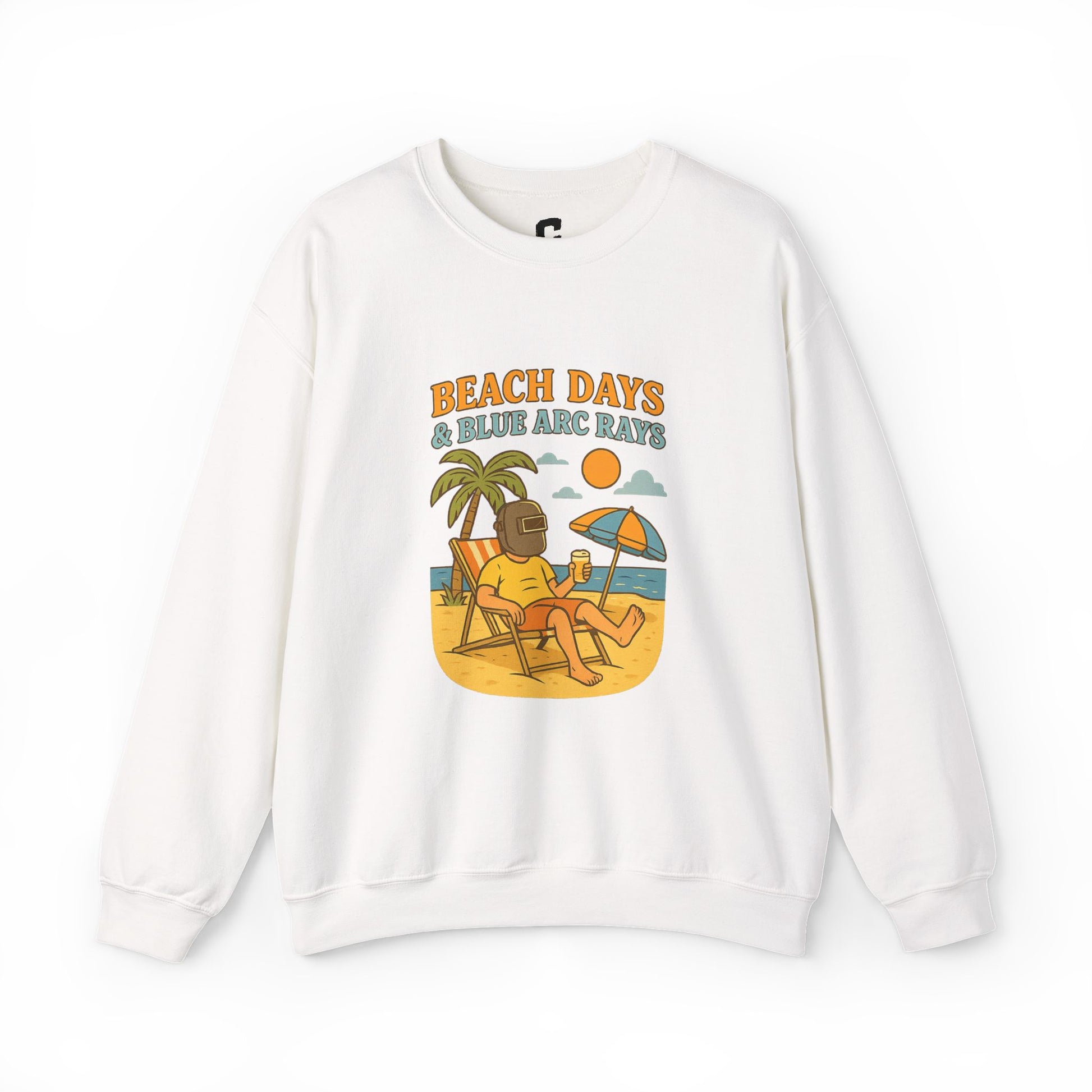 Beach Days Crewneck Sweatshirt, Unisex Sweatshirt, Summer Vibes, Vacation Apparel, Outdoor Fun, Casual Gift