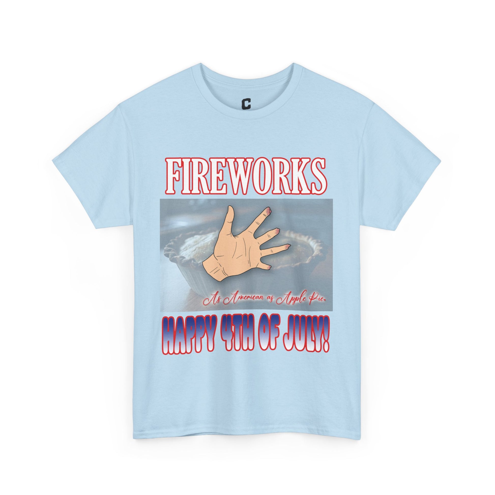 Patriotic Fireworks Tee | Unisex Heavy Cotton Shirt, 4th of July T-Shirt, [...]