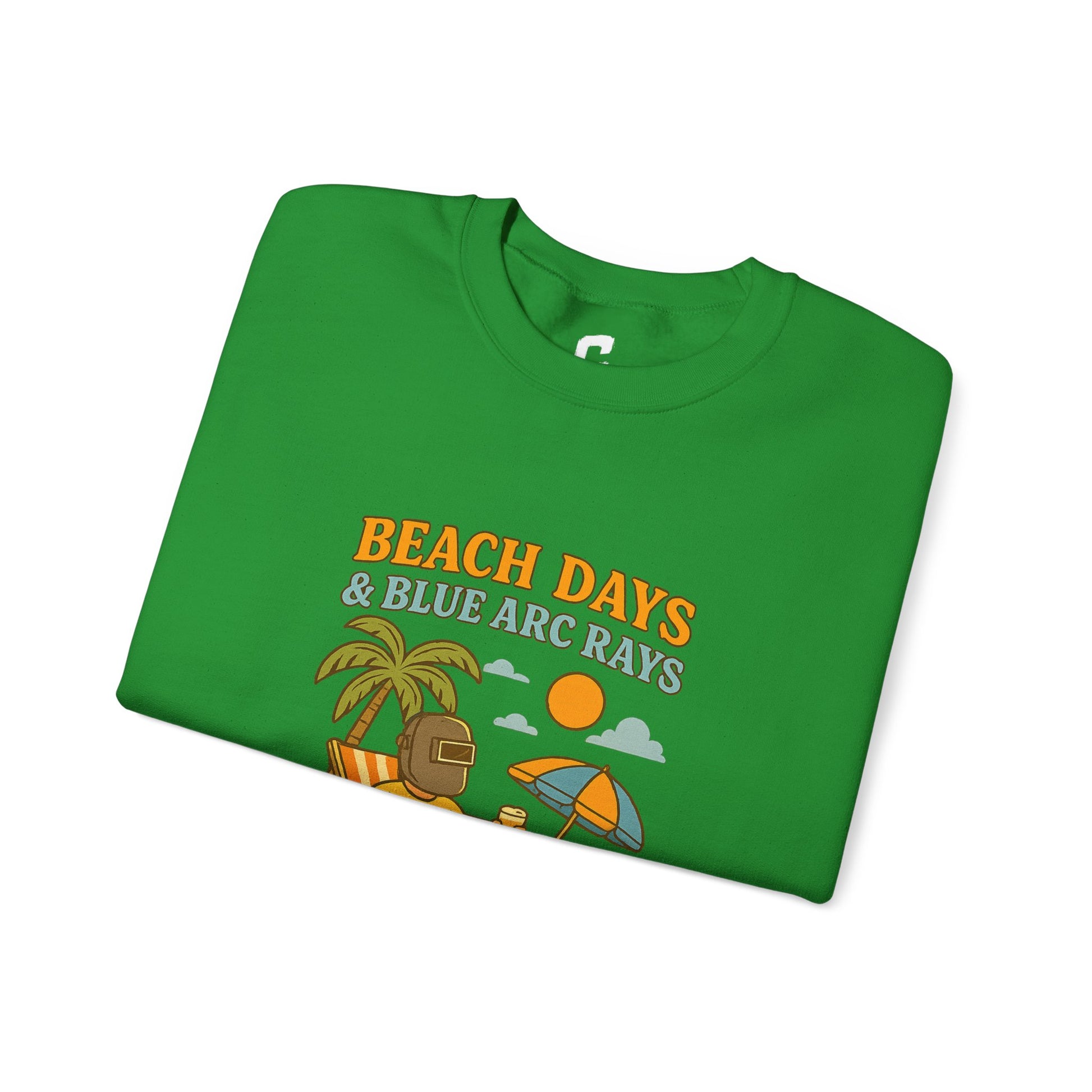 Beach Days Crewneck Sweatshirt, Unisex Sweatshirt, Summer Vibes, Vacation Apparel, Outdoor Fun, Casual Gift