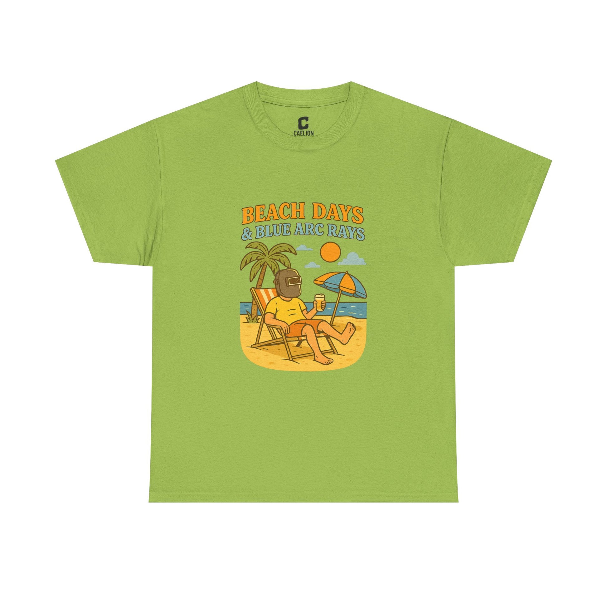 Beach Days Unisex Heavy Cotton Tee | Summer Vibes T-Shirt, Vacation Clothing, Beachwear, Gift for Beach Lovers, Relaxing Tee