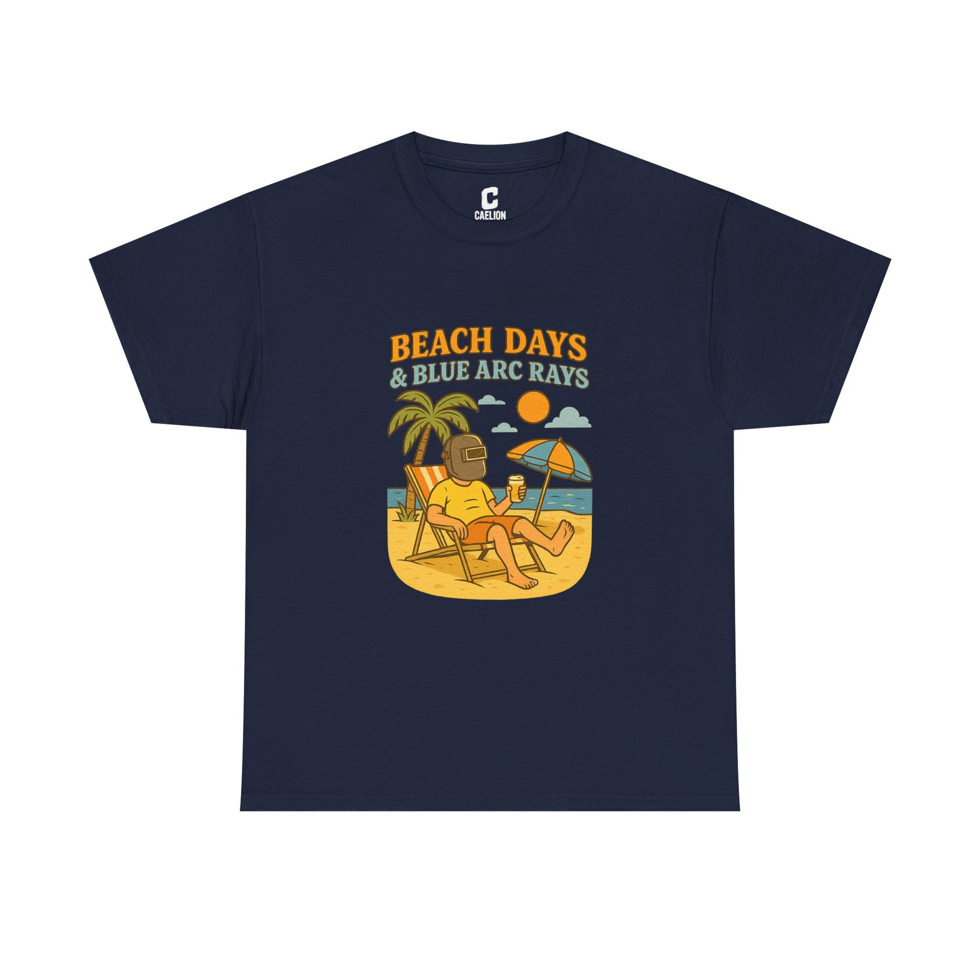 Beach Days Unisex Heavy Cotton Tee | Summer Vibes T-Shirt, Vacation Clothing, Beachwear, Gift for Beach Lovers, Relaxing Tee