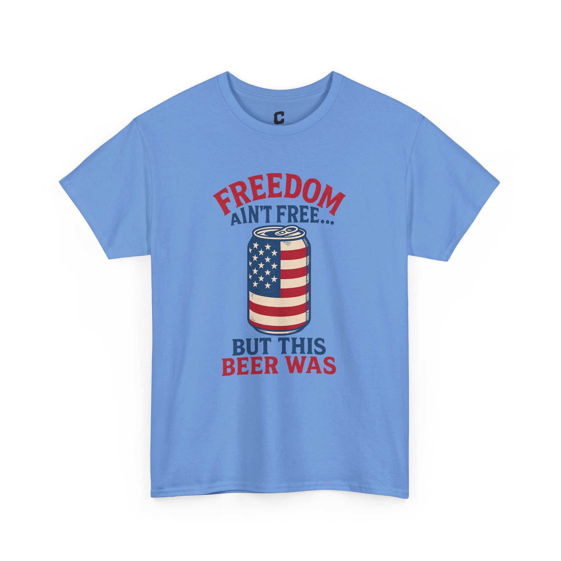 Freedom Aint Free But This Beer Was Funny Fourth of July Patriotic Party Design for Cookouts and Chill Vibes