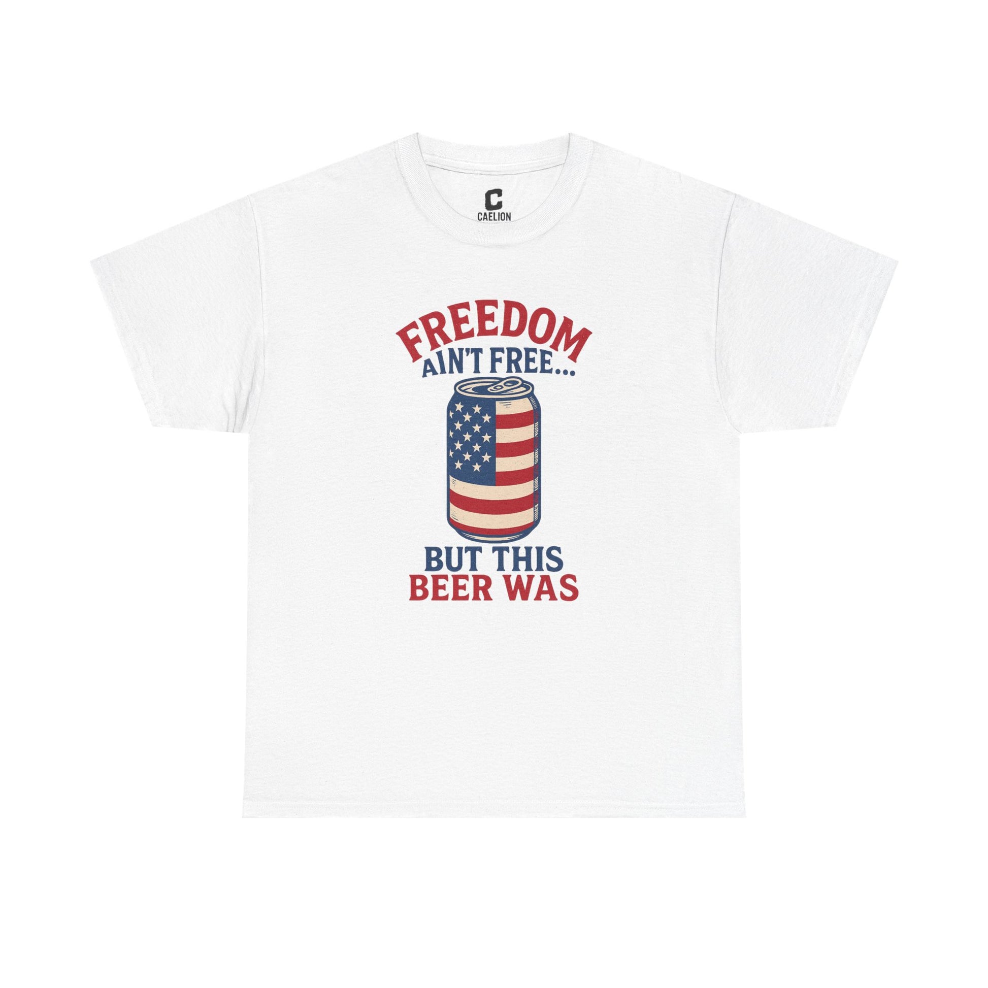 Freedom Aint Free But This Beer Was Funny Fourth of July Patriotic Party Design for Cookouts and Chill Vibes