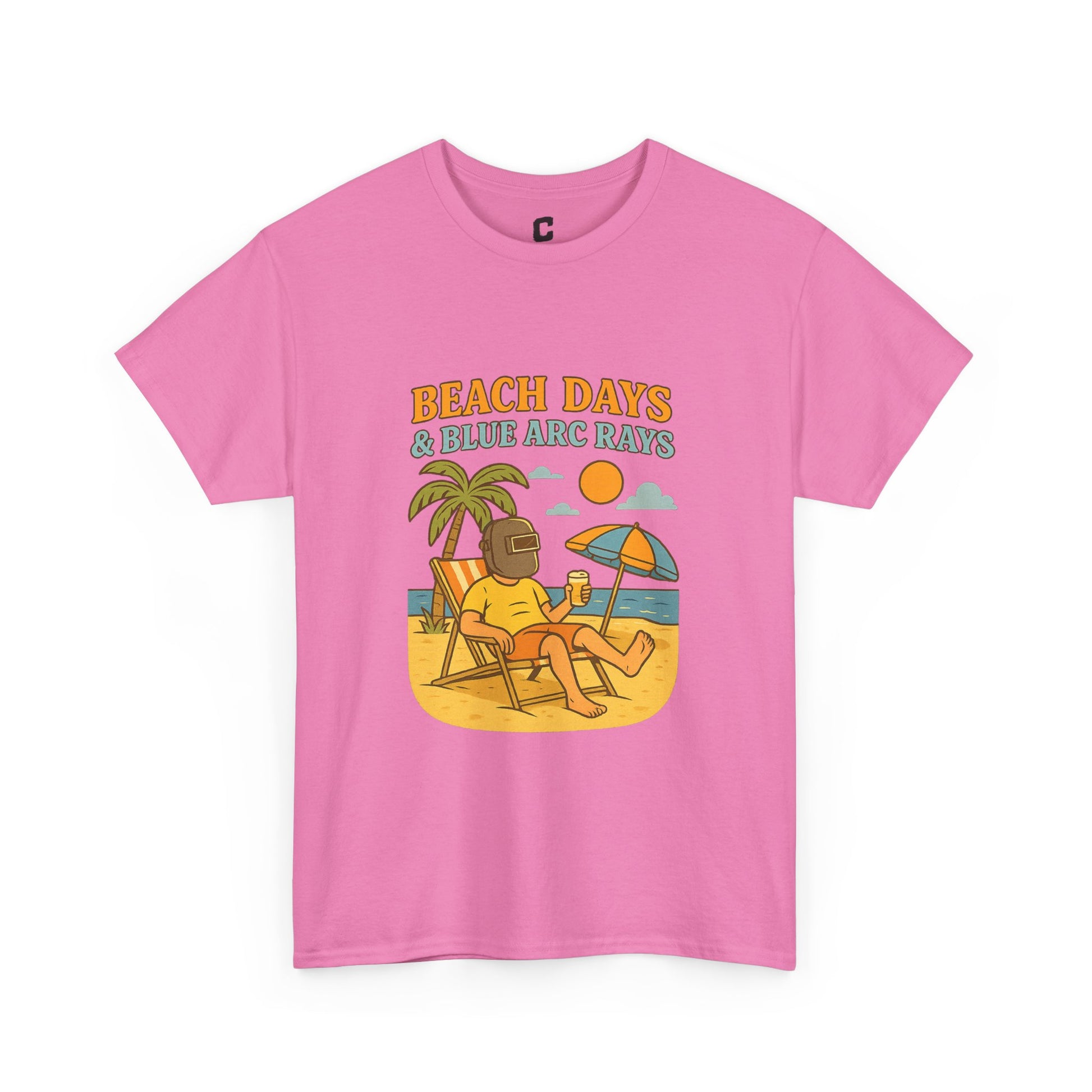 Beach Days Unisex Heavy Cotton Tee | Summer Vibes T-Shirt, Vacation Clothing, Beachwear, Gift for Beach Lovers, Relaxing Tee