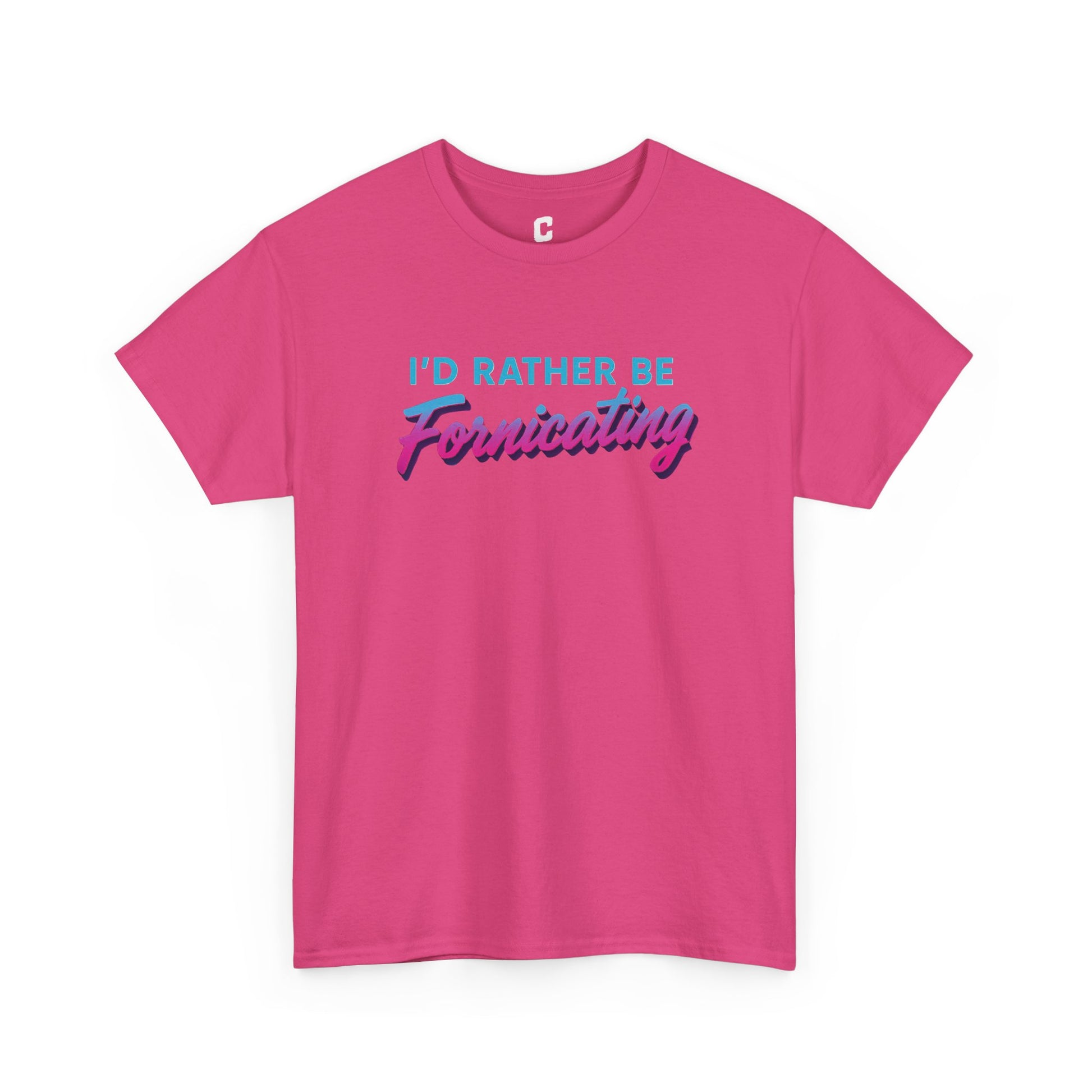 I Would Rather Be Fornicating Retro Vaporwave Style Design