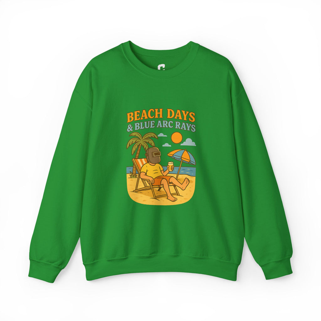 Beach Days Crewneck Sweatshirt, Unisex Sweatshirt, Summer Vibes, Vacation Apparel, Outdoor Fun, Casual Gift