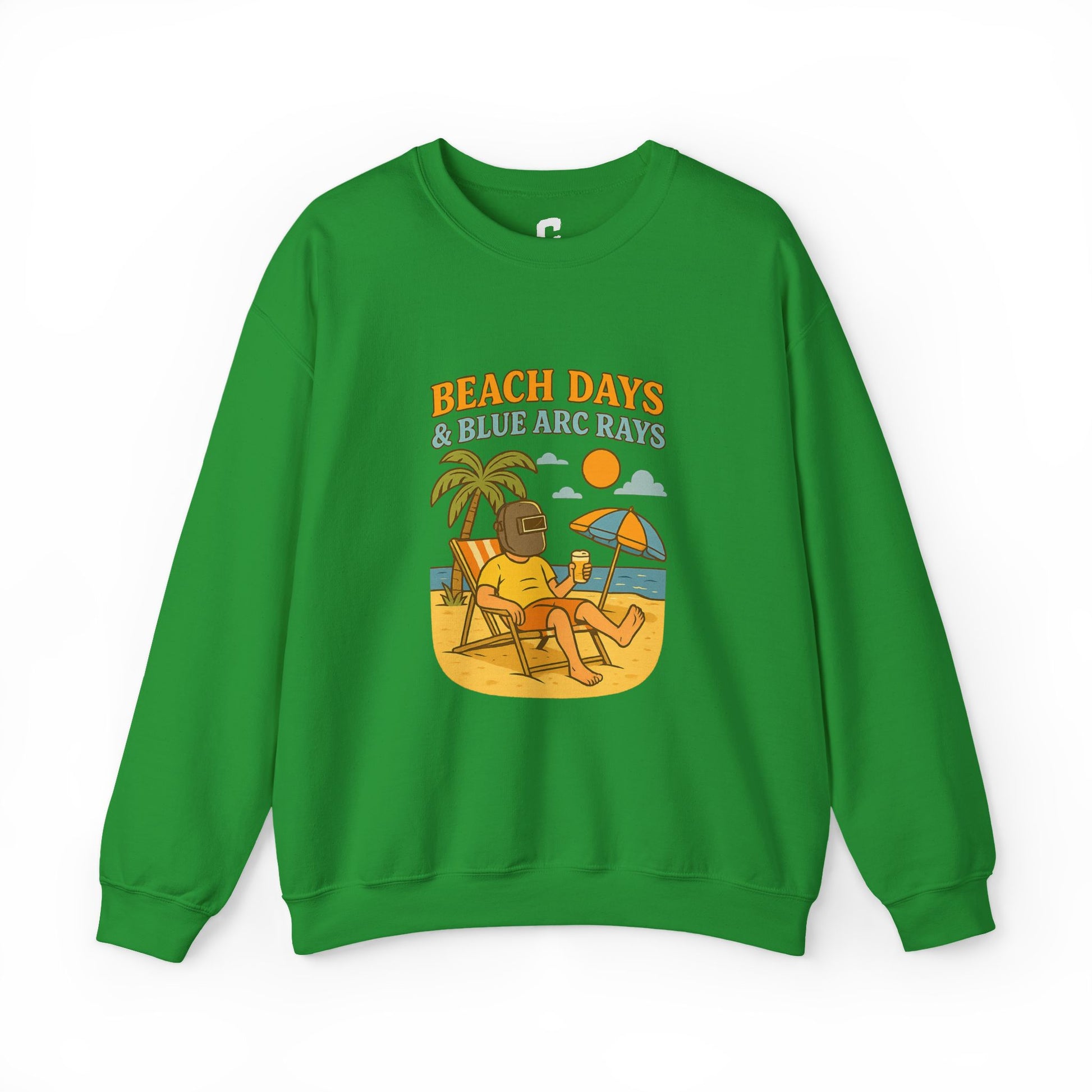 Beach Days Crewneck Sweatshirt, Unisex Sweatshirt, Summer Vibes, Vacation Apparel, Outdoor Fun, Casual Gift
