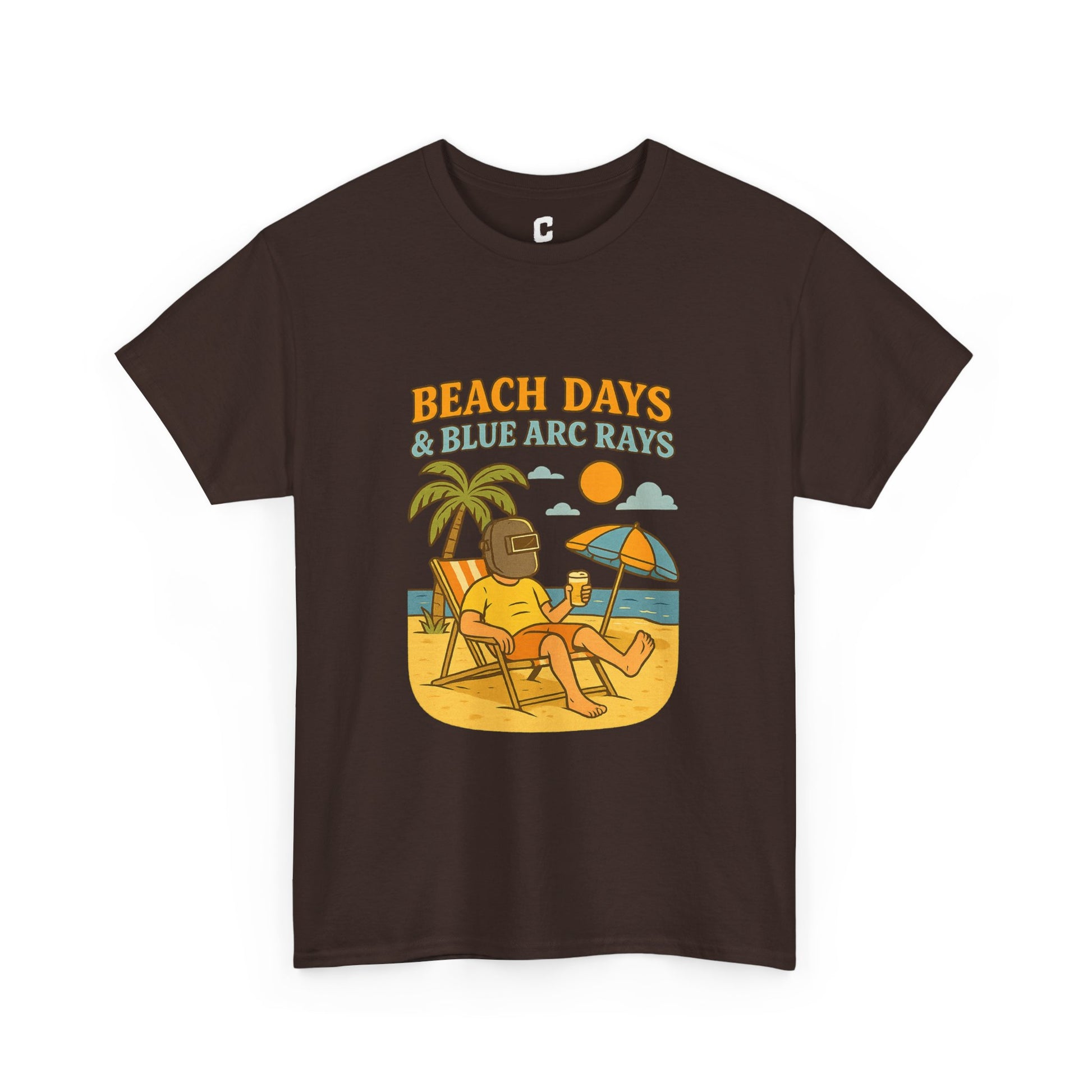 Beach Days Unisex Heavy Cotton Tee | Summer Vibes T-Shirt, Vacation Clothing, Beachwear, Gift for Beach Lovers, Relaxing Tee