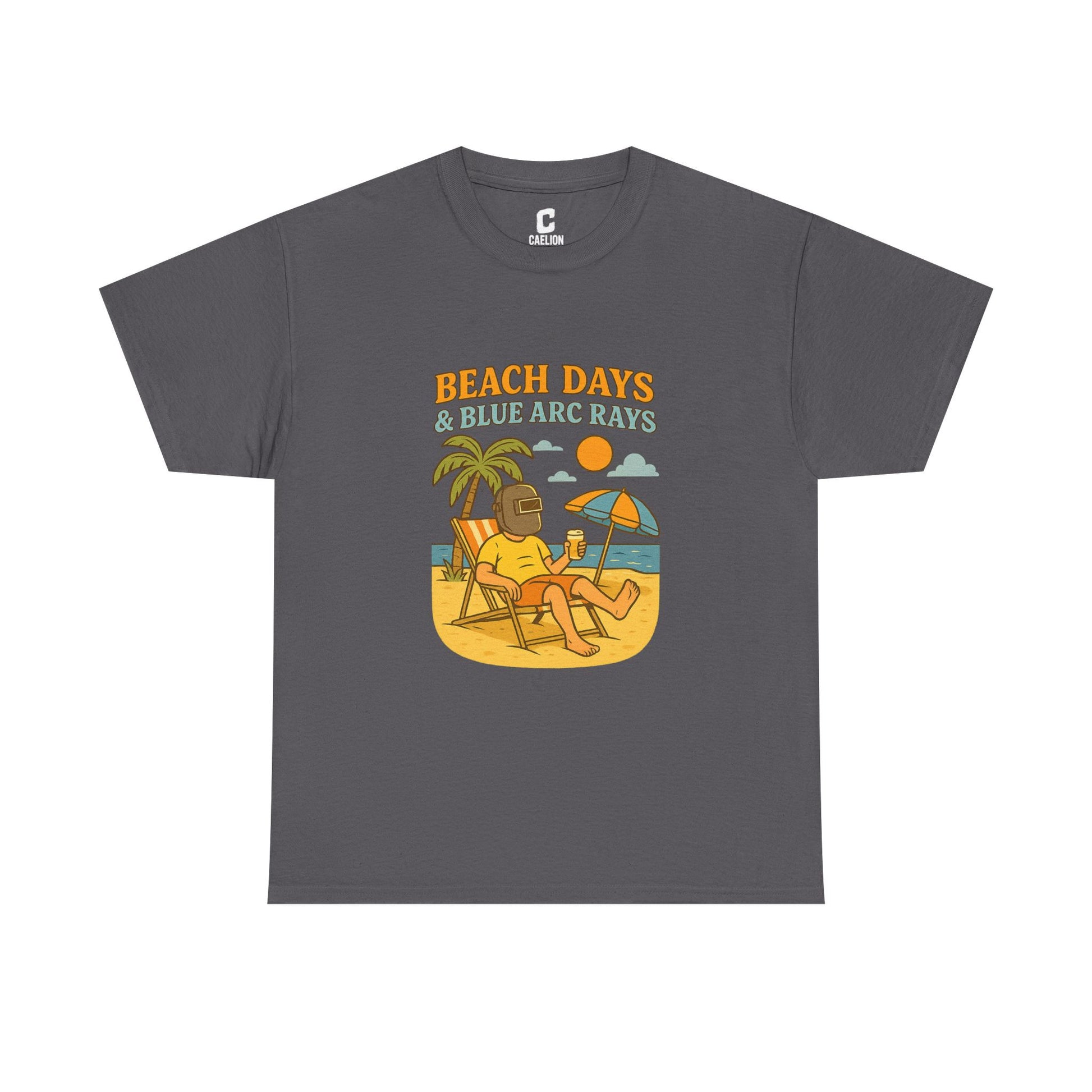 Beach Days Unisex Heavy Cotton Tee | Summer Vibes T-Shirt, Vacation Clothing, Beachwear, Gift for Beach Lovers, Relaxing Tee