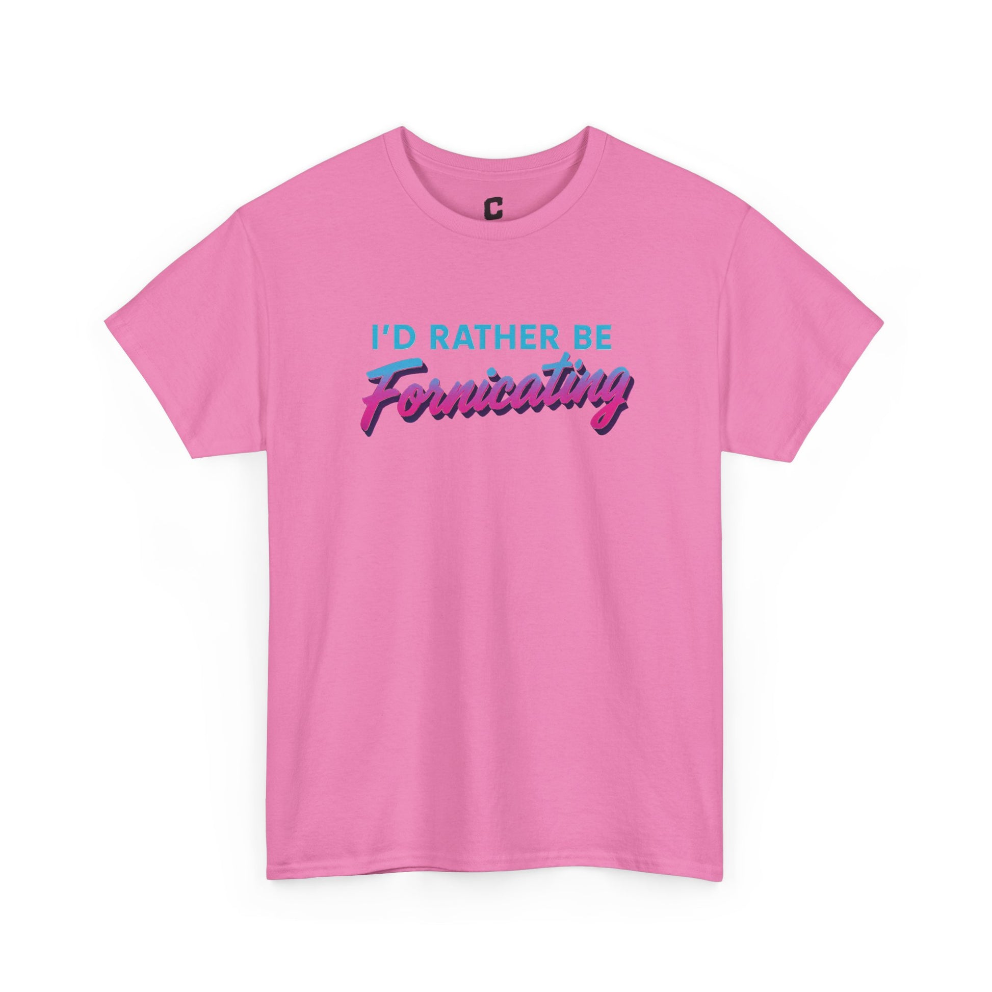 I Would Rather Be Fornicating Retro Vaporwave Style Design