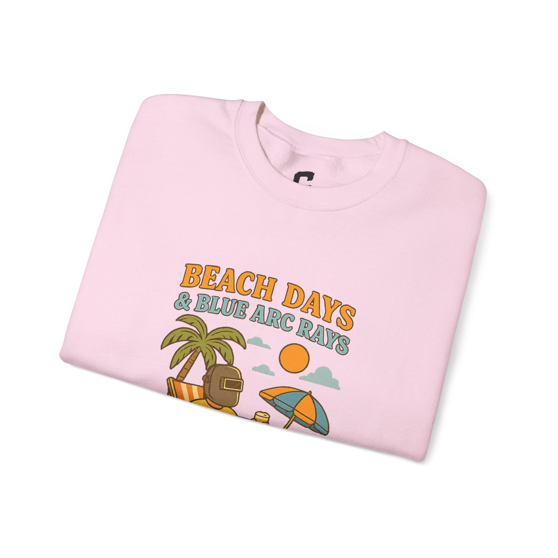 Beach Days Crewneck Sweatshirt, Unisex Sweatshirt, Summer Vibes, Vacation Apparel, Outdoor Fun, Casual Gift