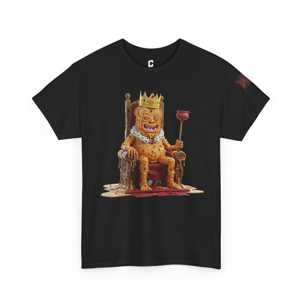 Rot King Grotesque Horror Shirt - Disturbing Hyper-Real Art for Streetwear & Nightmare Fuel Fans