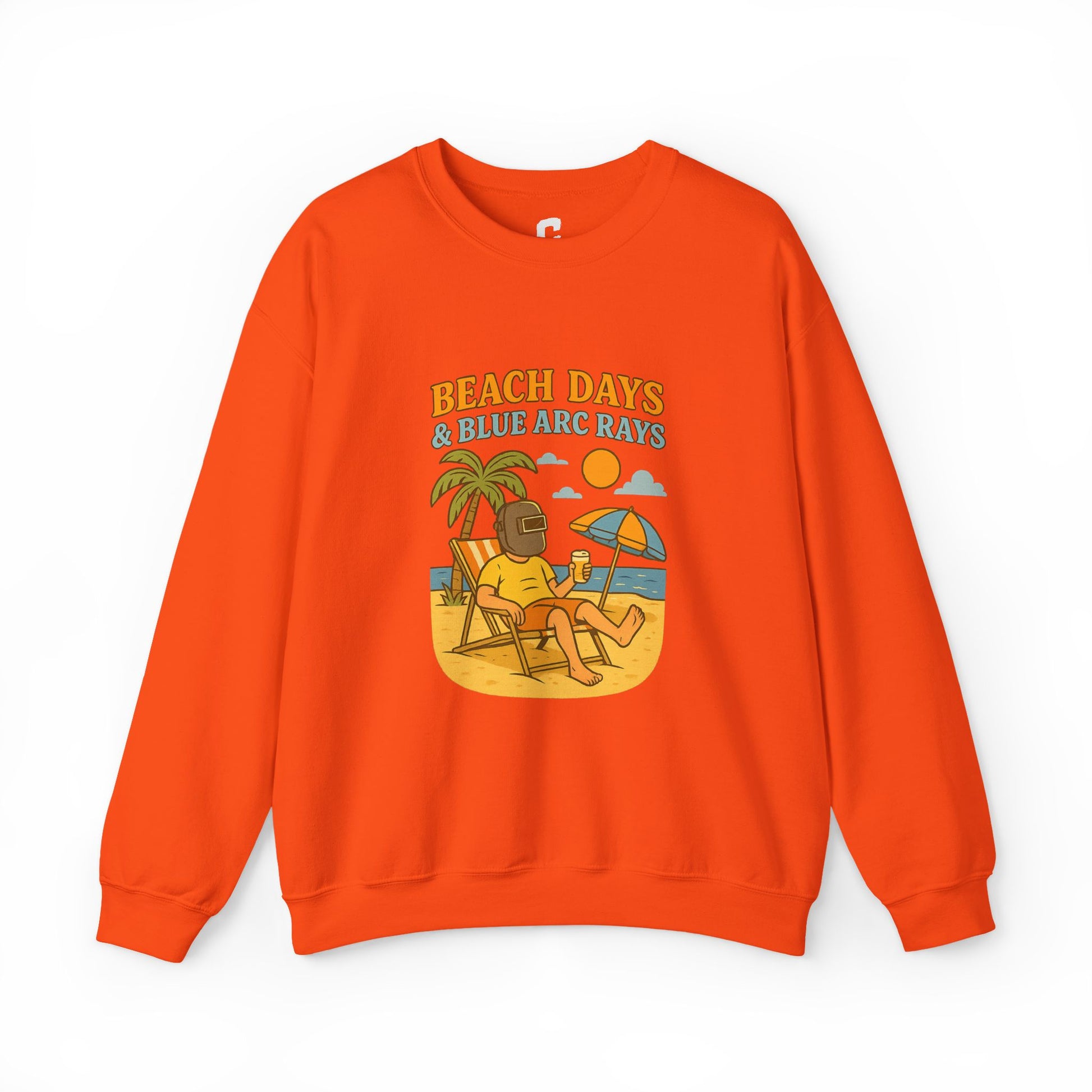 Beach Days Crewneck Sweatshirt, Unisex Sweatshirt, Summer Vibes, Vacation Apparel, Outdoor Fun, Casual Gift