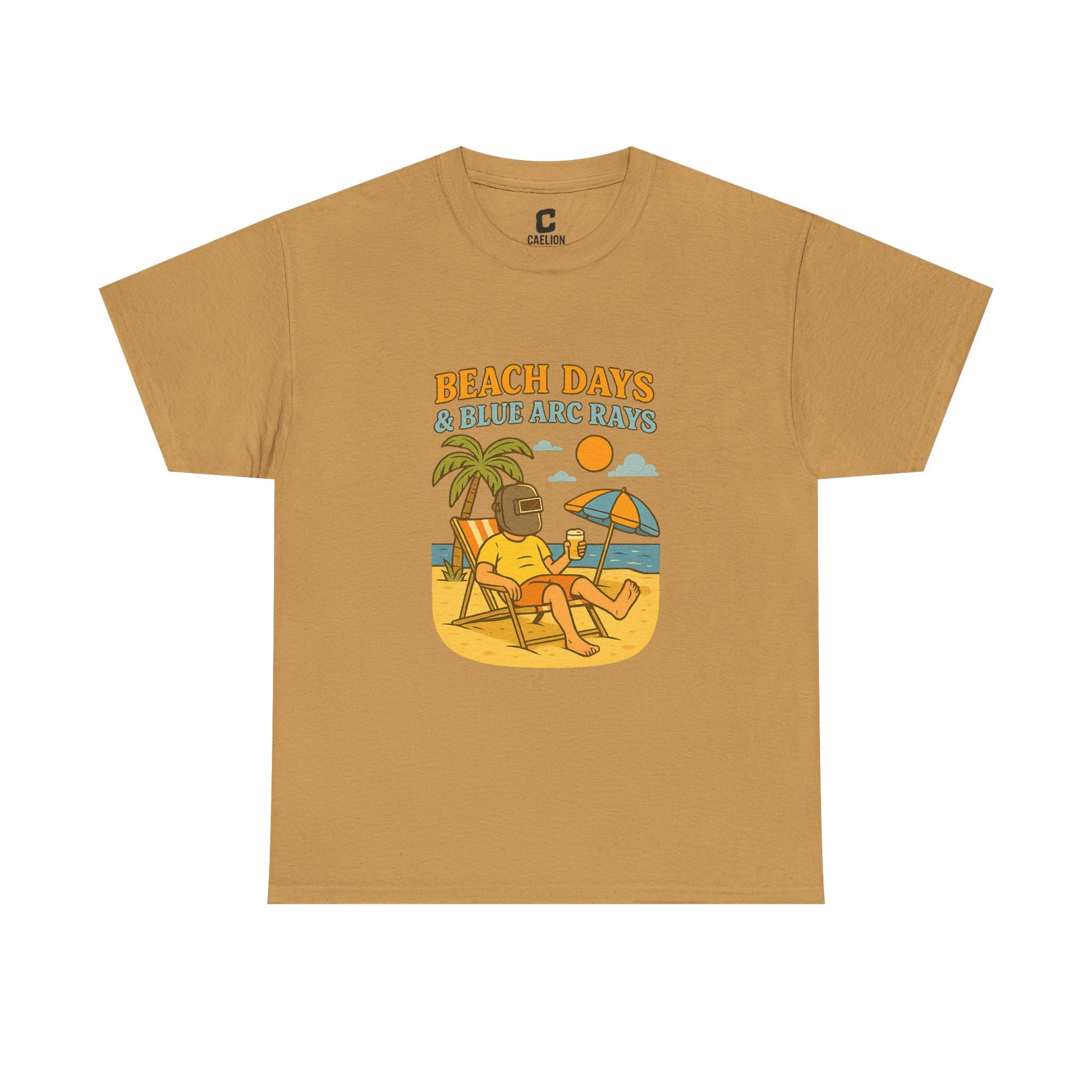 Beach Days Unisex Heavy Cotton Tee | Summer Vibes T-Shirt, Vacation Clothing, Beachwear, Gift for Beach Lovers, Relaxing Tee