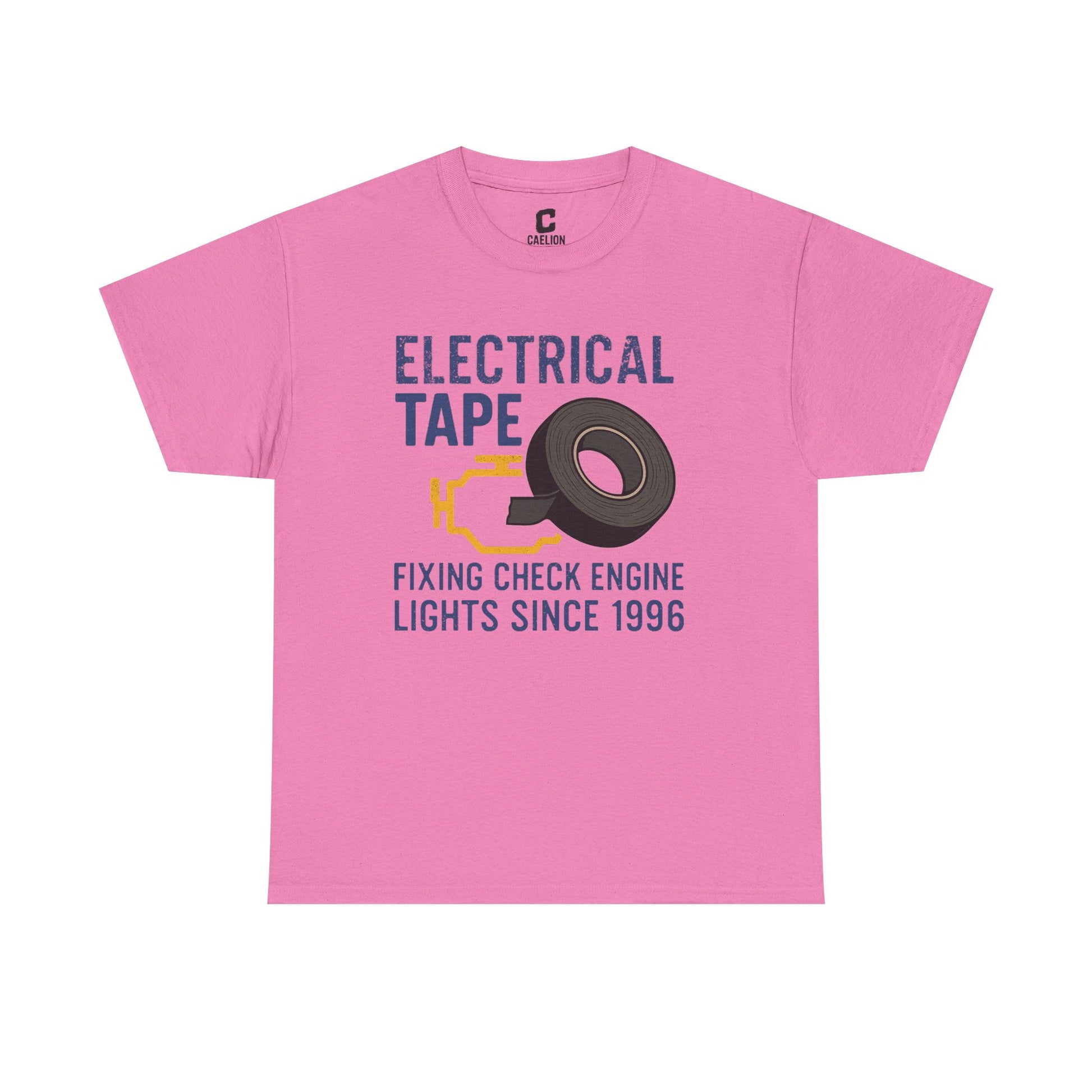 Electrical Tape Fixing Check Engine Lights Mechanic Humor Design Gift for DIYers, Car Lovers, Repair Shirt, Funny Repair Gift