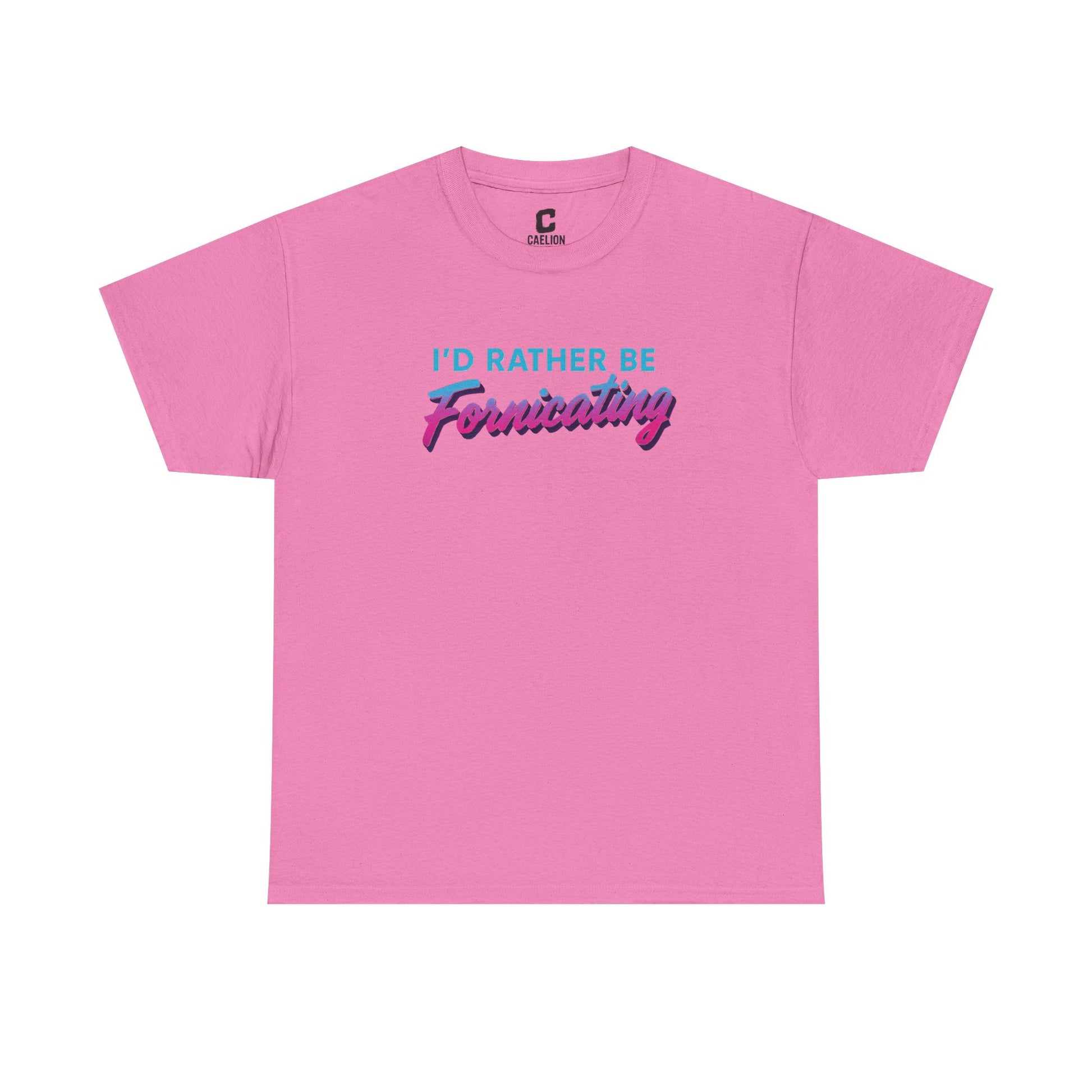 I Would Rather Be Fornicating Retro Vaporwave Style Design
