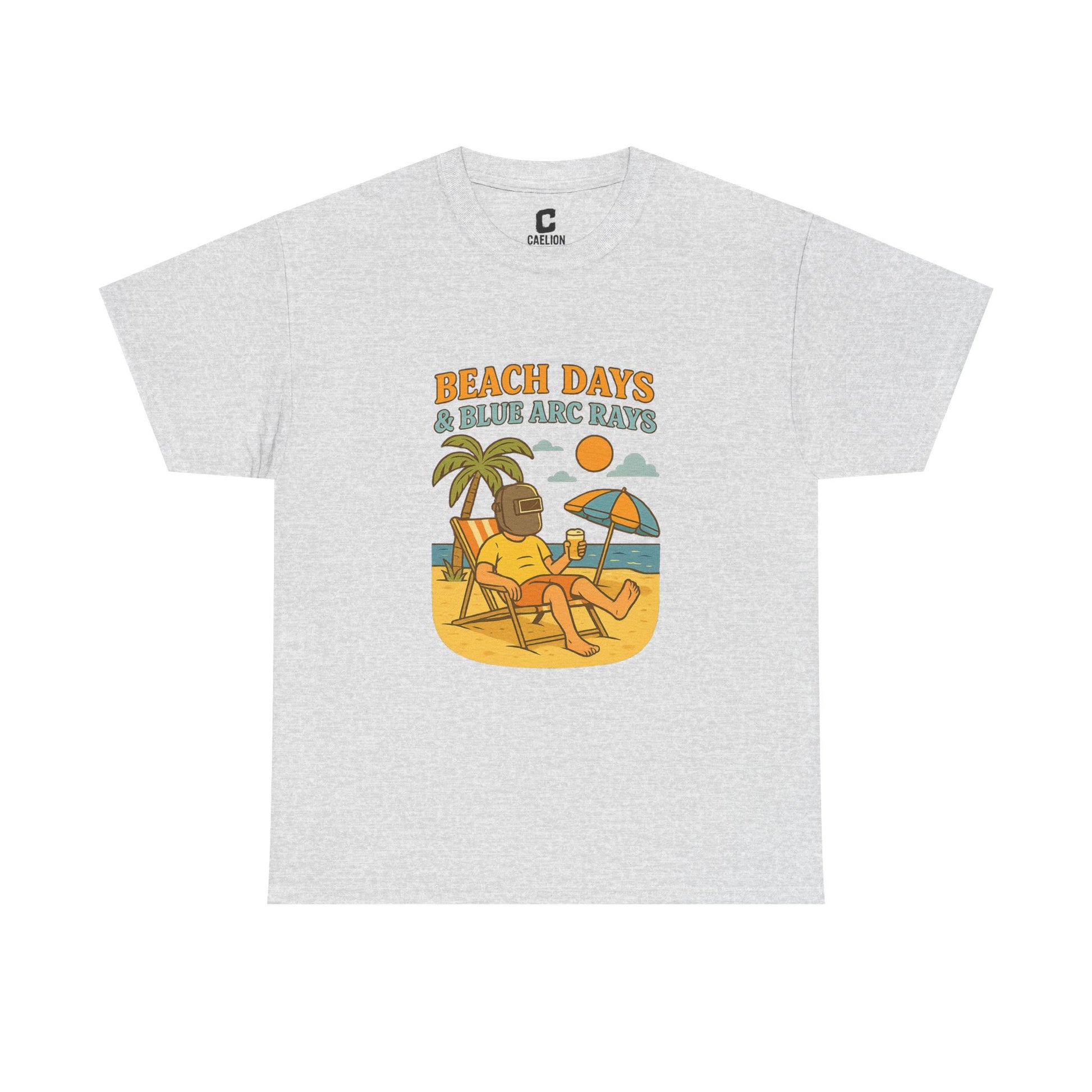 Beach Days Unisex Heavy Cotton Tee | Summer Vibes T-Shirt, Vacation Clothing, Beachwear, Gift for Beach Lovers, Relaxing Tee
