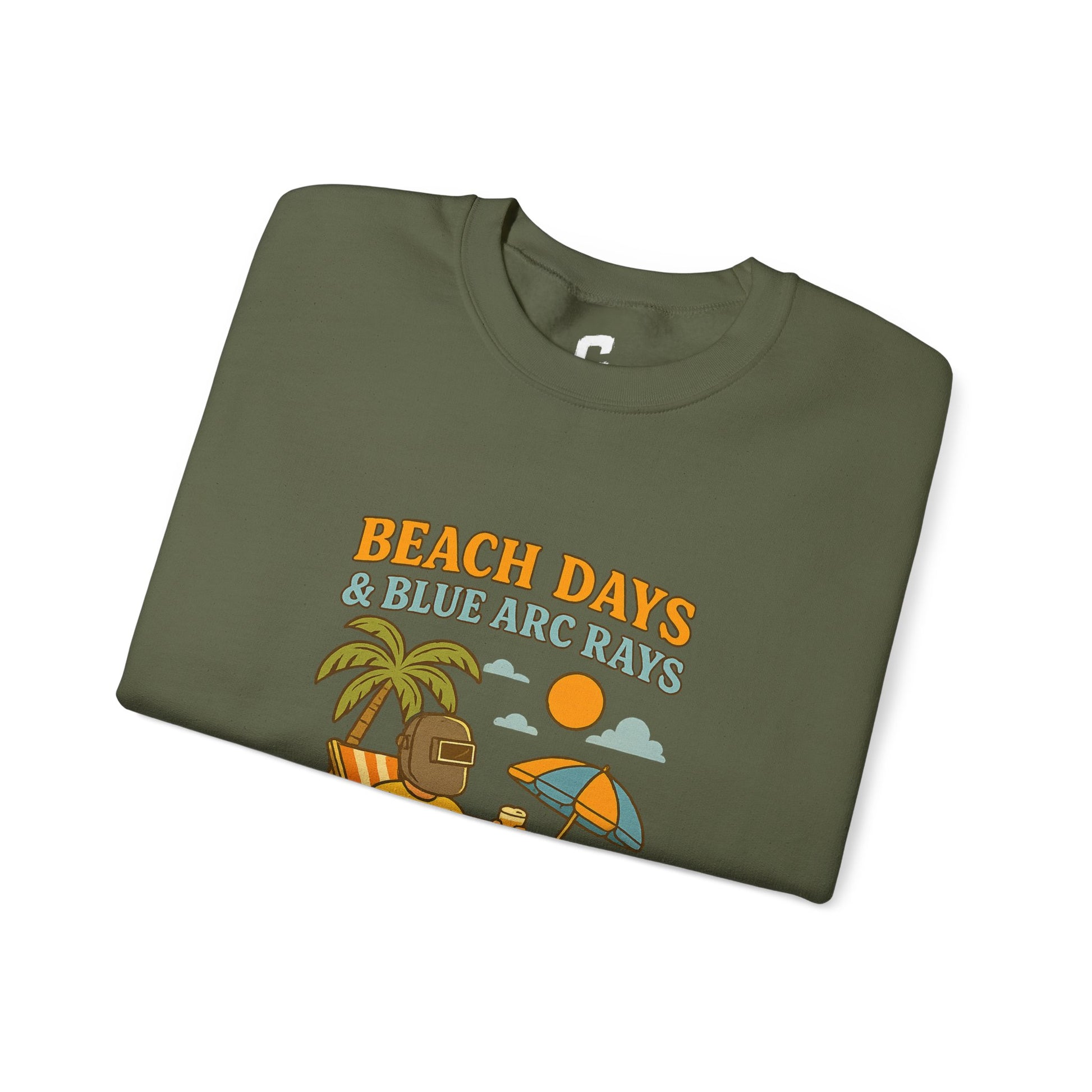 Beach Days Crewneck Sweatshirt, Unisex Sweatshirt, Summer Vibes, Vacation Apparel, Outdoor Fun, Casual Gift