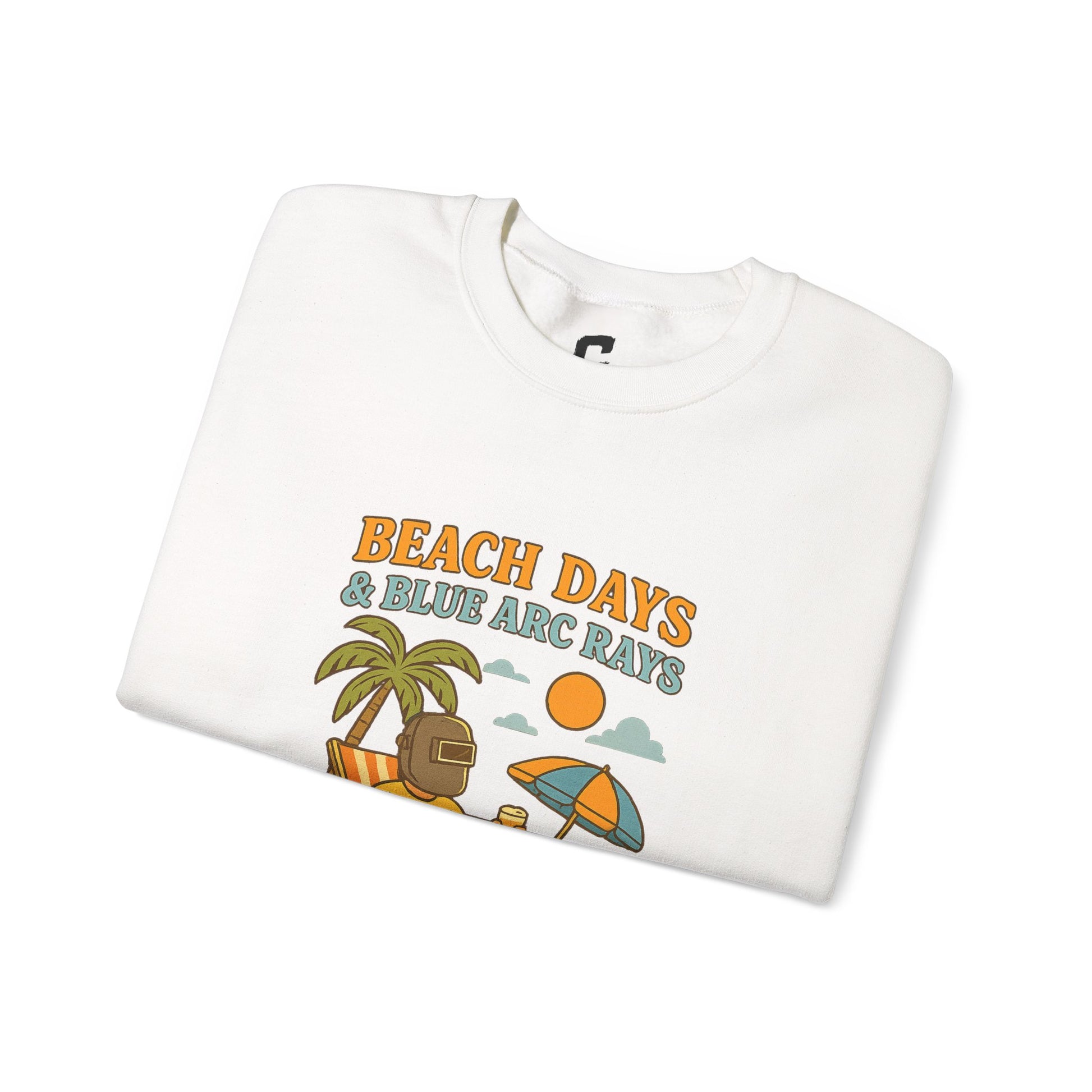 Beach Days Crewneck Sweatshirt, Unisex Sweatshirt, Summer Vibes, Vacation Apparel, Outdoor Fun, Casual Gift