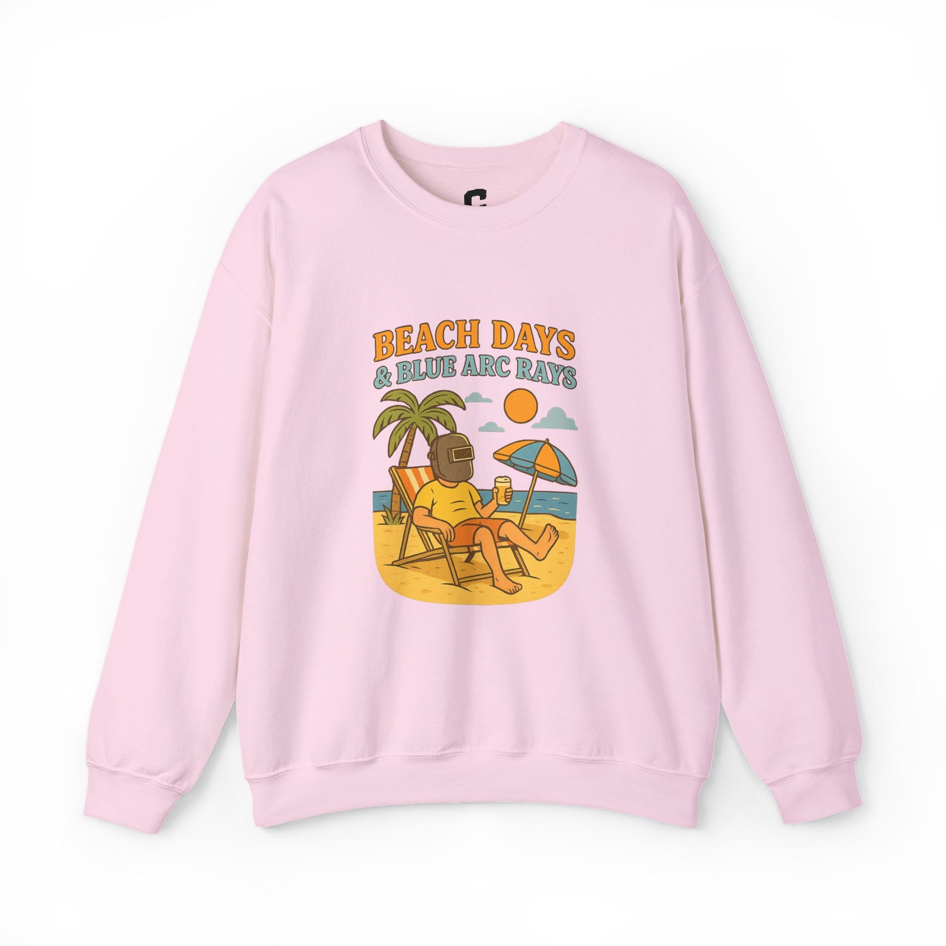 Beach Days Crewneck Sweatshirt, Unisex Sweatshirt, Summer Vibes, Vacation Apparel, Outdoor Fun, Casual Gift